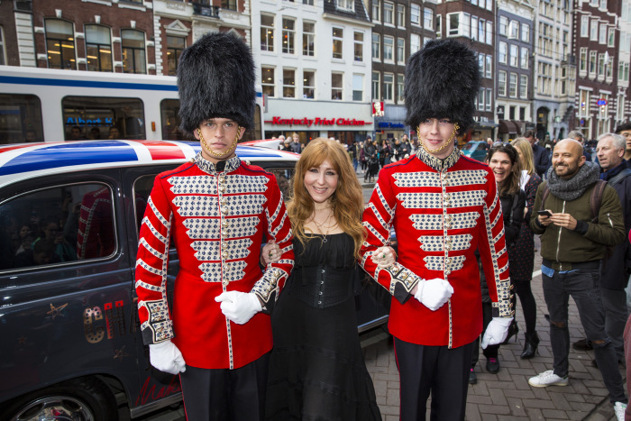 Amsterdam, 7 april 2016. De Bijenkorf, Charlotte Tilbury.