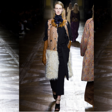 Fall according to Dries Van Noten